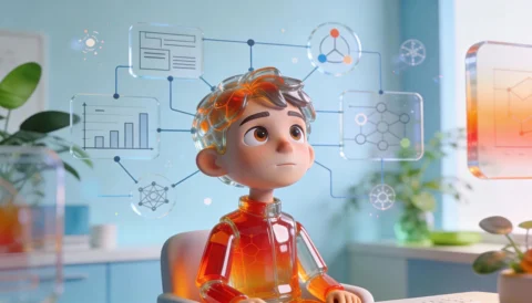 a thoughtful portrait of a neurodivergent system