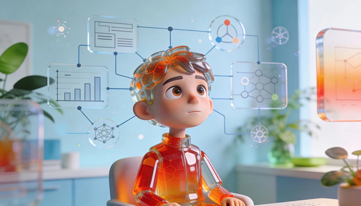 a thoughtful portrait of a neurodivergent system